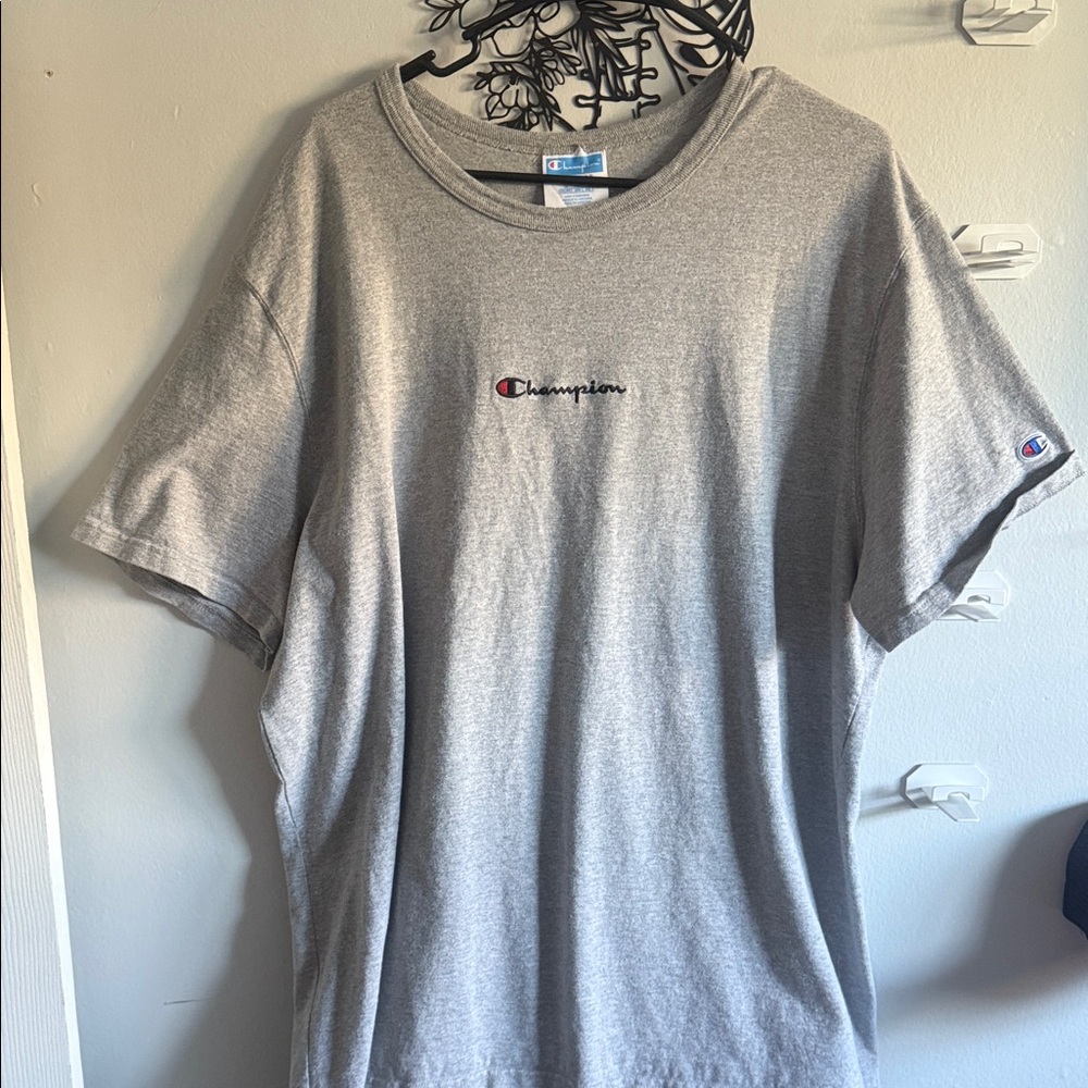 Champion Heather Gray Short Sleeve Tee